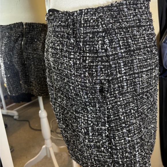 Express Dresses & Skirts - Express Black and White Tweed Mini Skirt